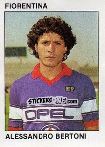 Sticker Alessandro Bertoni - Calcio Flash 1984 - Edizioni Flash