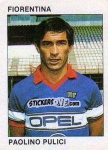 Sticker Paolino Pulici - Calcio Flash 1984 - Edizioni Flash