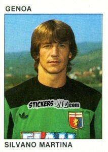 Sticker Silvano Martina - Calcio Flash 1984 - Edizioni Flash