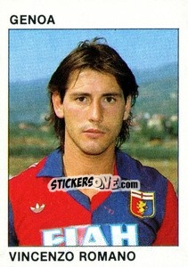 Sticker Vincenzo Romano - Calcio Flash 1984 - Edizioni Flash