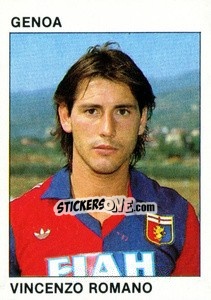 Figurina Vincenzo Romano - Calcio Flash 1984 - Edizioni Flash