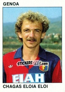 Sticker Chagas Eloia Eloi - Calcio Flash 1984 n. 90 - Edizioni Flash
