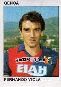 Cromo Fernando Viola - Calcio Flash 1984 - Edizioni Flash