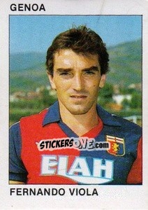 Sticker Fernando Viola - Calcio Flash 1984 n. 92 - Edizioni Flash
