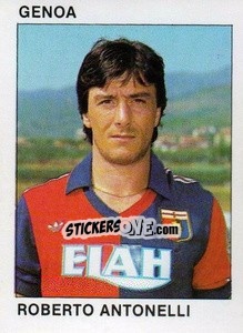 Figurina Roberto Antonelli - Calcio Flash 1984 - Edizioni Flash