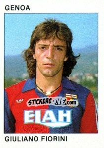 Cromo Giuliano Fiorini - Calcio Flash 1984 - Edizioni Flash