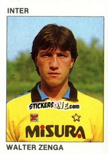 Cromo Walter Zenga - Calcio Flash 1984 - Edizioni Flash