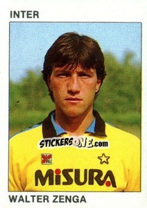 Figurina Walter Zenga - Calcio Flash 1984 - Edizioni Flash