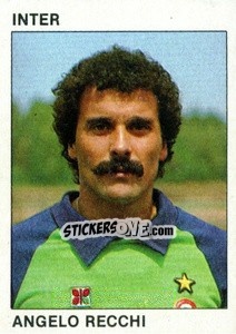 Sticker Angelo Recchi - Calcio Flash 1984 - Edizioni Flash