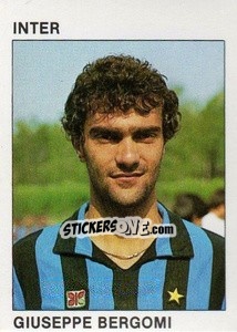 Sticker Giuseppe Bergomi - Calcio Flash 1984 - Edizioni Flash