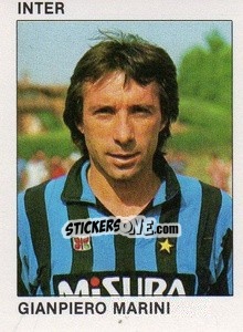 Figurina Gianpiero Marini - Calcio Flash 1984 - Edizioni Flash