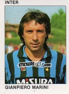 Sticker Gianpiero Marini - Calcio Flash 1984 n. 110 - Edizioni Flash