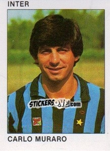 Cromo Carlo Muraro - Calcio Flash 1984 - Edizioni Flash