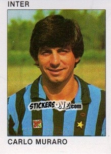Sticker Carlo Muraro - Calcio Flash 1984 n. 114 - Edizioni Flash