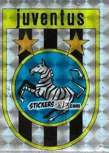 Sticker Scudetto Juventus - Calcio Flash 1984 n. SC9 - Edizioni Flash