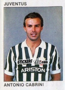 Sticker Antonio Cabrini - Calcio Flash 1984 n. 118 - Edizioni Flash