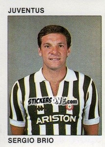 Cromo Sergio Brio - Calcio Flash 1984 n. 119 - Edizioni Flash