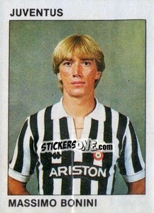 Cromo Massimo Bonini - Calcio Flash 1984 n. 122 - Edizioni Flash