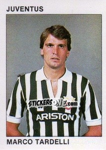 Sticker Marco Tardelli - Calcio Flash 1984 n. 123 - Edizioni Flash