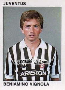 Sticker Beniamino Vignola - Calcio Flash 1984 - Edizioni Flash