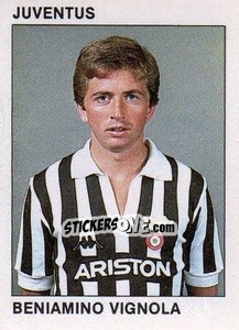 Sticker Beniamino Vignola - Calcio Flash 1984 n. 128 - Edizioni Flash