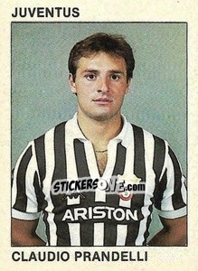 Sticker Claudio Prandelli - Calcio Flash 1984 n. 129 - Edizioni Flash