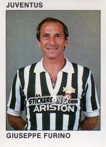 Sticker Giuseppe Furino - Calcio Flash 1984 - Edizioni Flash