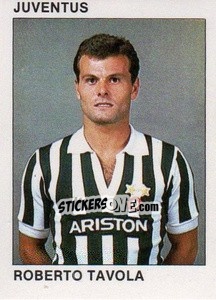 Sticker Roberto Tavola - Calcio Flash 1984 - Edizioni Flash