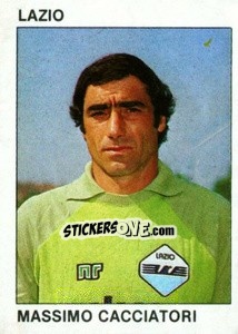 Sticker Massimo Cacciatori - Calcio Flash 1984 - Edizioni Flash