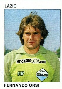 Sticker Fernando Orsi - Calcio Flash 1984 n. 135 - Edizioni Flash