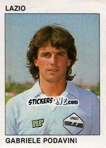 Sticker Gabriele Podavini - Calcio Flash 1984 n. 136 - Edizioni Flash