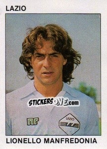 Sticker Lionello Manfredonia - Calcio Flash 1984 - Edizioni Flash