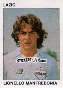 Sticker Lionello Manfredonia - Calcio Flash 1984 n. 138 - Edizioni Flash