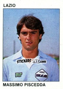 Sticker Massimo Piscedda - Calcio Flash 1984 - Edizioni Flash
