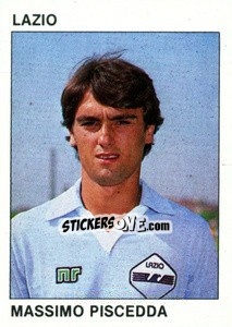 Cromo Massimo Piscedda - Calcio Flash 1984 n. 141 - Edizioni Flash