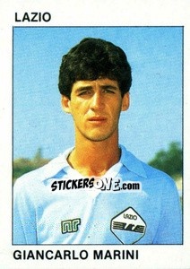 Sticker Giancarlo Marini - Calcio Flash 1984 - Edizioni Flash