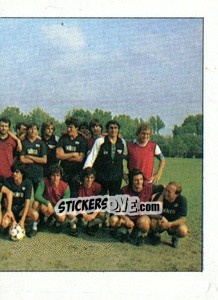 Figurina Squadra Lazio (puzzle 2) - Calcio Flash 1984 - Edizioni Flash
