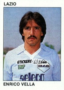 Sticker Enrico Vella - Calcio Flash 1984 - Edizioni Flash