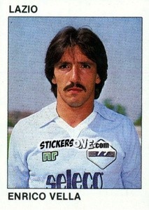 Sticker Enrico Vella - Calcio Flash 1984 n. 147 - Edizioni Flash