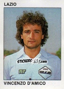 Sticker Vincenzo D'Amico - Calcio Flash 1984 - Edizioni Flash