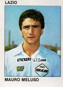 Sticker Mauro Meluso - Calcio Flash 1984 - Edizioni Flash