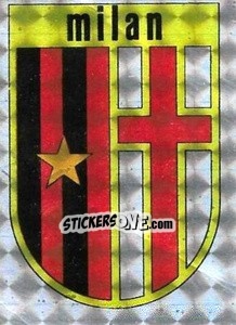 Sticker Scudetto Milan - Calcio Flash 1984 - Edizioni Flash