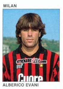 Sticker Alberico Evani - Calcio Flash 1984 n. 156 - Edizioni Flash