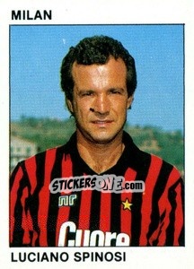 Sticker Luciano Spinosi - Calcio Flash 1984 - Edizioni Flash