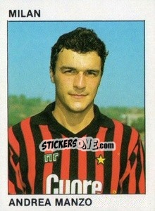 Sticker Andrea Manzo - Calcio Flash 1984 - Edizioni Flash