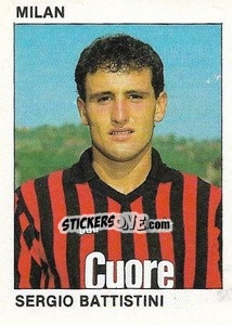 Sticker Sergio Battistini - Calcio Flash 1984 - Edizioni Flash