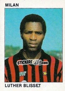 Figurina Luther Blisset - Calcio Flash 1984 n. 169 - Edizioni Flash