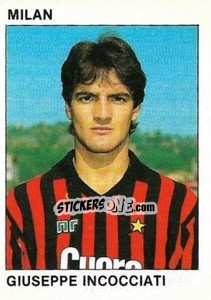 Sticker Giuseppe Incocciati - Calcio Flash 1984 - Edizioni Flash