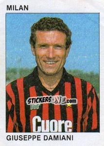 Sticker Giuseppe Damiani - Calcio Flash 1984 n. 171 - Edizioni Flash