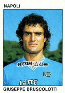 Sticker Giuseppe Bruscolotti - Calcio Flash 1984 n. 174 - Edizioni Flash